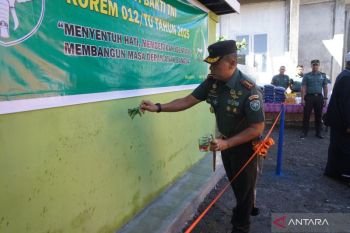 Korem 012/Teuku Umar tuntaskan karya bakti renovasi panti asuhan di Aceh Barat