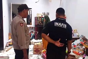 Ledakan gas di Makassar lukai lansia