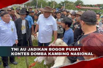 TNI AU jadikan Bogor pusat kontes domba kambing nasional