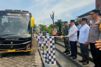Sejumlah 450 pemilir ikuti program balik gratis Pemkab Madiun