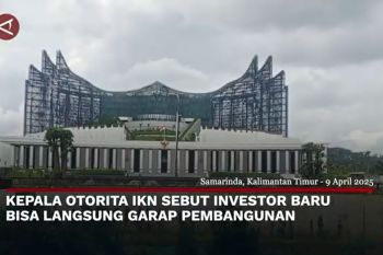 Kepala Otorita IKN sebut investor baru bisa langsung garap pembangunan