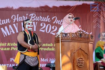Wakil  Bupati ajak buruh untuk bersama-sama membangun Banyumas