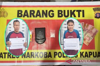 Polisi tangkap pasutri hingga tiga pelaku pengedar sabu di Kapuas