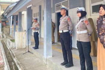 Polda Sulbar gelar diseminasi pendidikan lalu lintas tingkat SMA di Mamuju