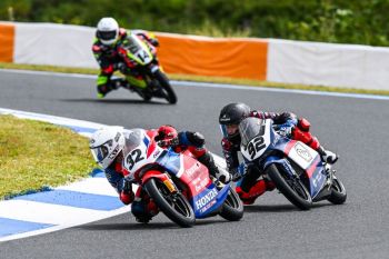 Hasil GP Prancis Red Bull MotoGP Rookies Cup 2026: Kiandra Ramadhipa rebut peringkat keenam pada balapan kedua