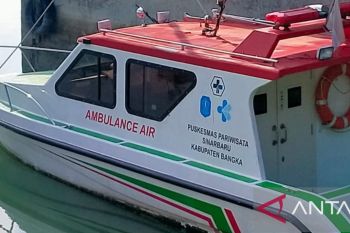 Dinas Kesehatan Bangka sediakan tiga unit ambulans air