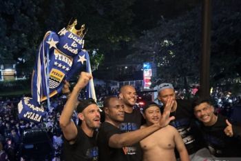 Ketum PSSI Erick Thohir ucapkan selamat kepada Persib Bandung