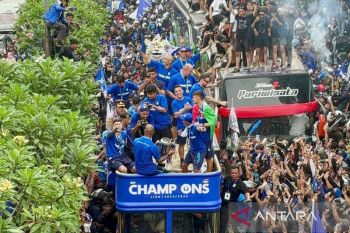 Jadwal laga terakhir Persib dimajukan untuk persiapan konvoi juara