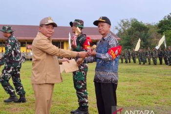 TMMD di Kapuas resmi dimulai di Desa Lamunti Permai