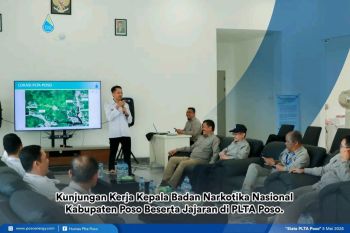 BNN Kabupaten Poso Kunker ke PLTA Poso Energy