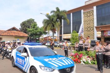 Polresta Bandarlampung beri imbauan jaga kamtibmas melalui kendaraan dinas