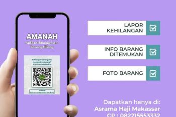 Asrama Haji Makassar meluncurkan aplikasi AMANAH