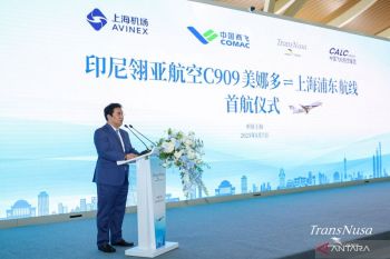 Maskapai TransNusa buka rute penerbangan internasional Manado-Shanghai