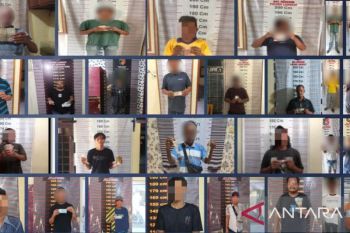 Polres Langkat amankan 30 pelaku pungutan liar dan dua penjual minuman keras