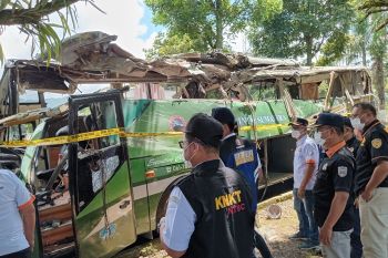 Polisi naikan penanganan kecelakaan bus ALS ke tingkat penyidikan (Video)