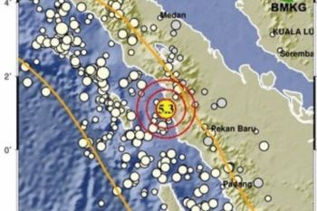 Gempa magmitudo 5,3 di Madina akibat aktivitas deformasi batuan lempeng