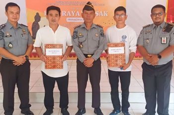 Dua warga binasn Lapas Tembilahan terima Remisi