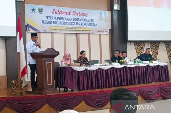 Dinas Perpustakaan Sumbar tingkatkan budaya baca lewat lomba resensi