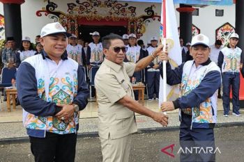 Meriahkan HUT ke-52, KNPI Mura gelar senam bersama ratusan peserta