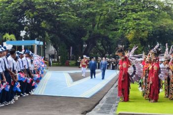 Presiden Prabowo terima kunjungan resmi PM Albanese di Istana Merdeka