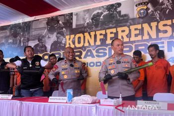 169 pelaku kejahatan jalanan dibekuk selama Operasi Pekat Lancang Kuning 2025