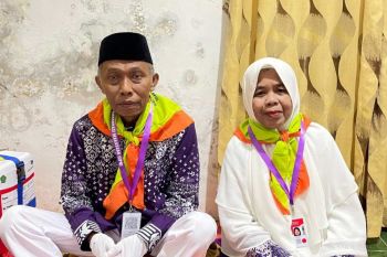 Ini penyebab wafatnya calon haji asal Maros, almarhum sempat minta berfoto dengan istri