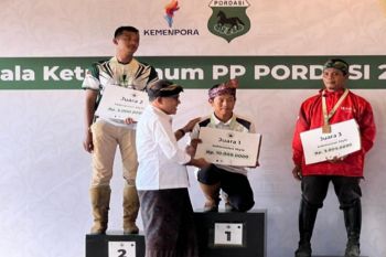 Husein Fadli raih juara 1 Nasional kejuaraan horseback archery di Bali