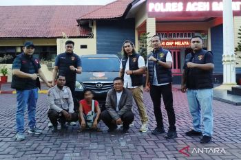 Polres Aceh Barat tangkap pelaku pungli truk pengangkut kelapa sawit