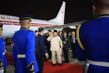 Di Thailand, Presiden Prabowo disambut pejabat tinggi dan jajar kehormatan