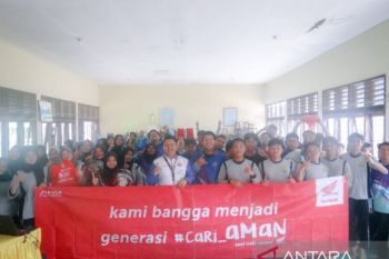 Honda Babel gelar edukasi safety riding di SMAN 1 Kampit