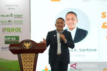 Jatmiko berbagi kunci transformasi PalmCo di Palmex Internasional 2025