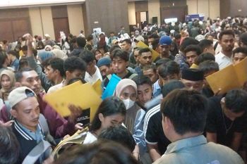 Disnaker: Ribuan pencari kerja penuhi lokasi job fair di Malut