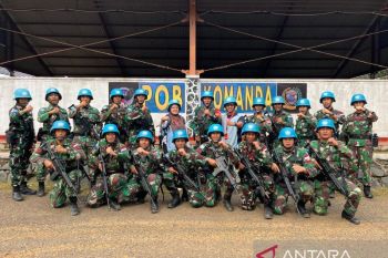 Tracing Garuda troops' training for peace mission