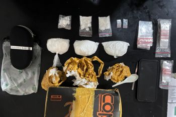 Polres Simalungun ringkus kaki tangan residivis bandar sabu, barang bukti tiga ons