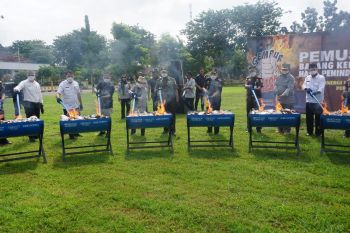 Bea Cukai musnahkan ratusan ribu batang rokok ilegal di Sumbawa