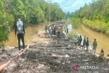 PUPR Barsel: Pekerjaan peningkatan jalan TMMD menuju Desa Talio capai 53 persen