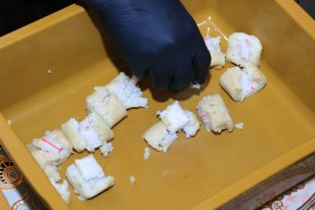 Lapas Banyuwangi-Jatim gagalkan penyelundupan narkotika dalam lontong