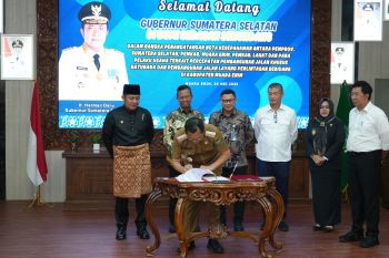 Pembangunan lima jalan layang di Muara Enim  dipercepat