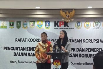 Bupati Dharmasraya tegaskan komitmen antikorupsi bersama KPK