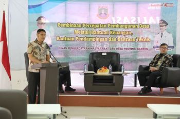 Pemprov Banten percepat pembangunan desa lewat bantuan keuangan