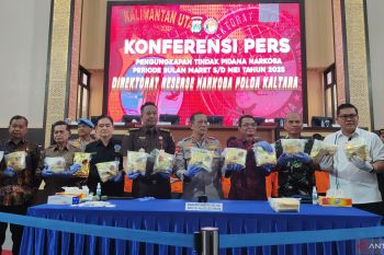 Polda Kaltara sita 14,9 kg sabu sejak Maret hingga Mei 2025
