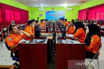 Basarnas Pusat menguji kompetensi PNS KPP Natuna