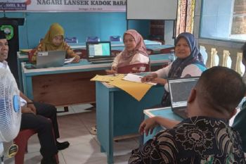 Upaya percepat PTSL, tim Yuridis Kantor Pertanahan Pasaman "jemput bola" ke Lansek Kadok