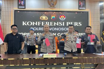 Satgas Operasi  Aman Candi Polres Wonosobo tangkap pelaku premanisme