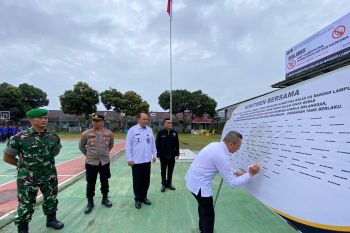Lapas Narkotika Bandarlampung deklarasikan anti Halinar