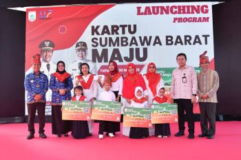 Gandeng Bank NTB Syariah, Pemkab Sumbawa Barat luncurkan Kartu KSB Maju
