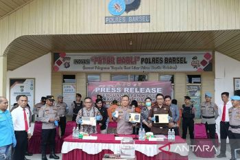 Polres Barsel amankan tiga tersangka narkoba dan satu pelaku curanmor