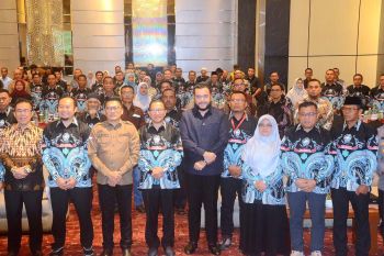 Wako Fadly Amran hadiri acara pelantikan DPD Desa Bersatu Sumbar