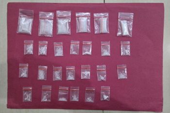 Polda Riau ringkus dua pengedar sabu di Kandis Siak