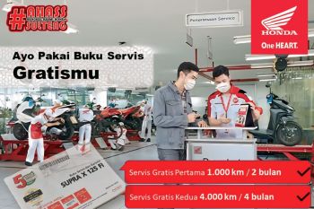 Honda Sulteng edukasi konsumen pentingnya pemanfaatan kartu servis gratis